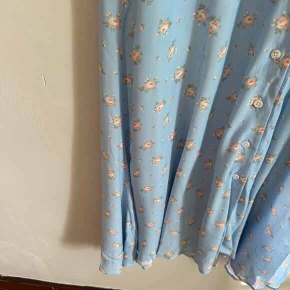 Capulet Elie Dress in Blue Floral Rosebud Print - Picture 5 of 12